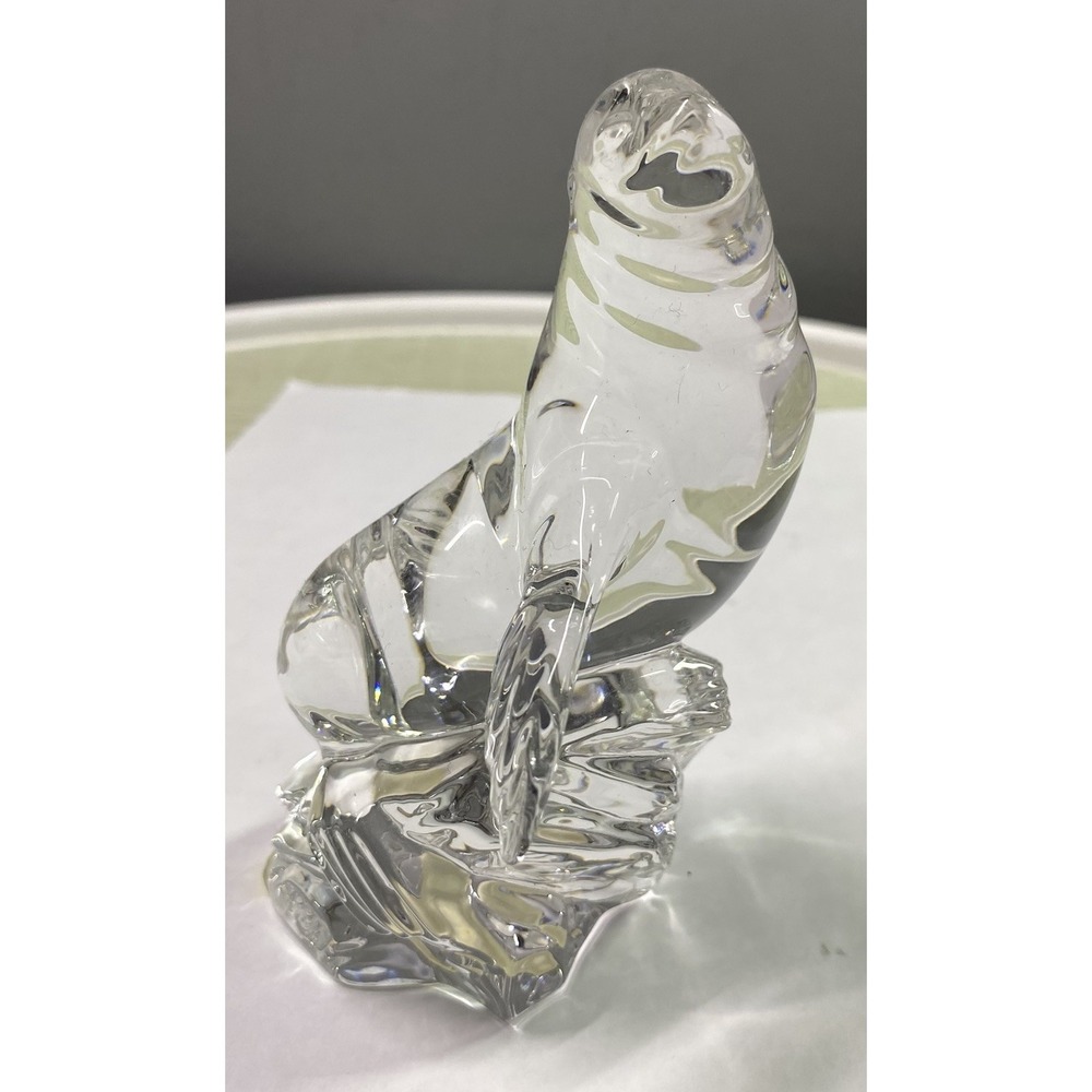 PRINCESS HOUSE WONDERS OF THE WILD SEA‎ LION 24%  Lead  Crystal Figurine/Statue